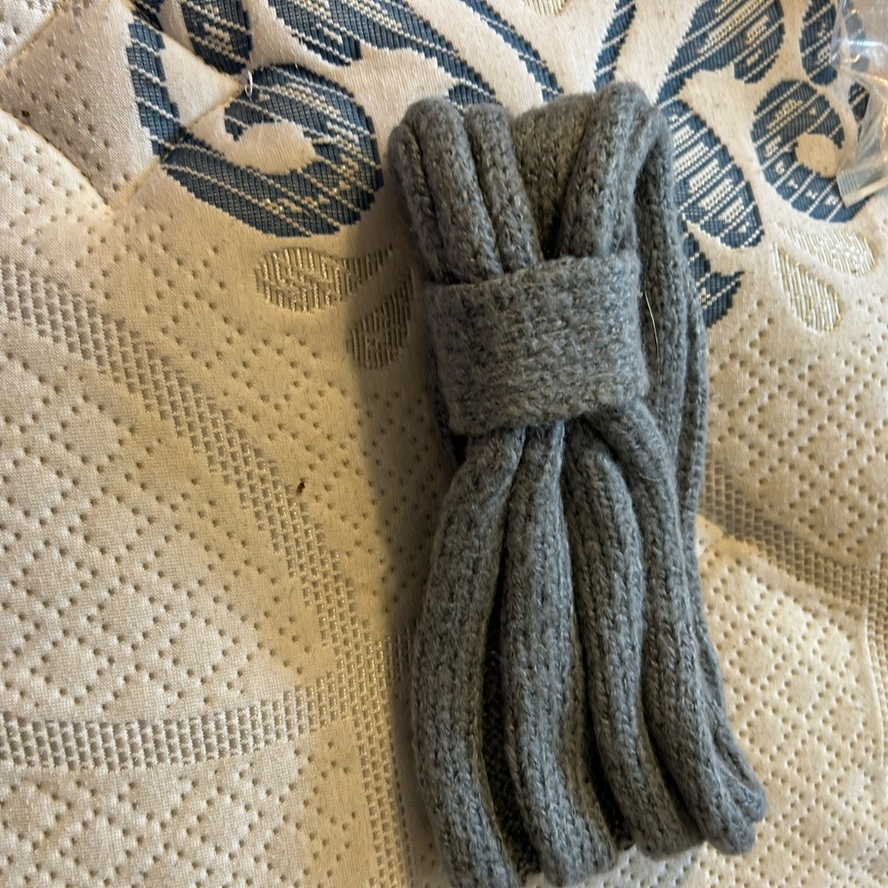 Gray Knit Headband